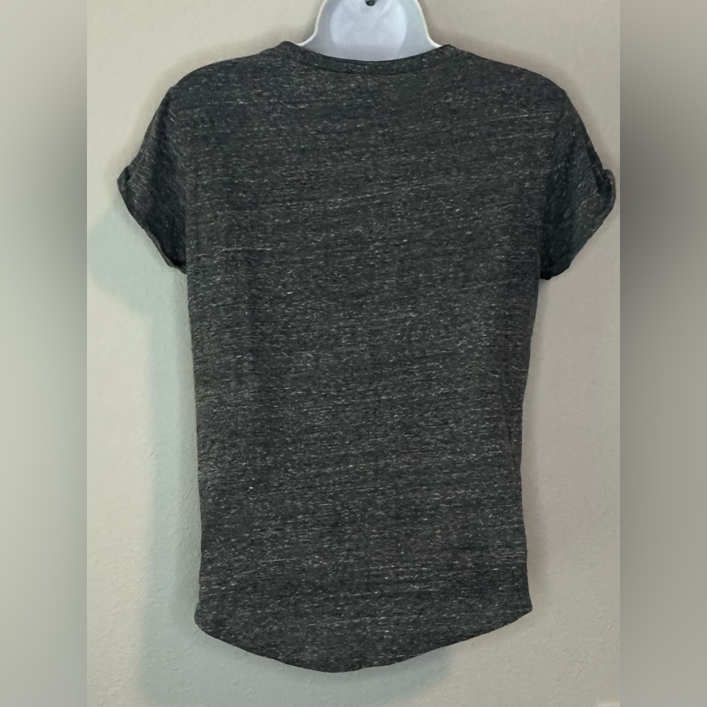 PINK Women’s Gray Short Sleeve Tshirt Size XS - Picture 4 of 9